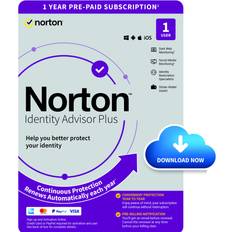 Office Software Norton identity advisor plus 1 user 12 months 5 minute delivery by email