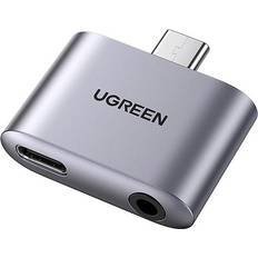 Ugreen Adapter USB-C to USB-C jack CM231 adapter gray