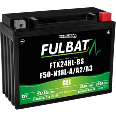 Fulbat Batteri F50-N18L-A GEL, Y50-N18L-A, 12V, 21Ah, snöskoter, motorcykel m.fl