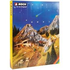 Thé Calendriers de l'Avent Noch 65591 Bastel-Adventskalender “Weihnachts-Krippe” einfarbig