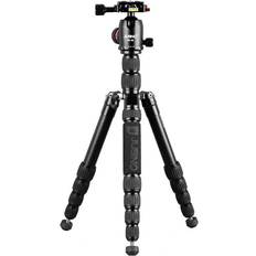 Jusino Khalia foto litet aluminium resenärer tripod/monopod resestativ med stativhuvud