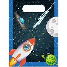 Halpa lahjakassit Procos Globos Party bags Rocket Space 6 pcs