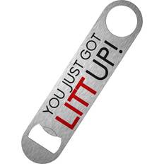 Grigio Apriscatole Grindstore You Just Got Litt Up Bottle Opener - Grigio Apriscatole