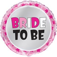 Text & Theme Balloons Kaleidoscope Stars Bride To Be Standard Balloon