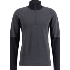 Lundhags Prime Merino Half Zip Charcoal/Black