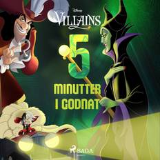 Fem minutter i godnat disney Fem minutter i godnat - Disney Villains (Lydbog, MP3, 2021)