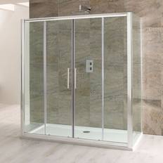 Silver Shower Door Eastbrook Volente 2000mm Double Shower Shower