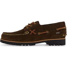 Polo Ralph Lauren Ranger Suede Boat Shoe - Chocolate Brown, Male