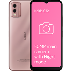 Nokia 64GB - Dual SIM Card Slots Mobile Phones Nokia C32 4GB RAM 64GB Beach Pink