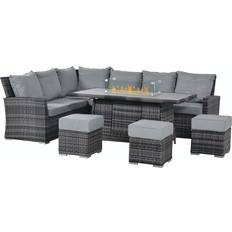 Rattan Garden Kingston Grey Corner House