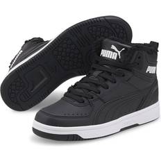 Puma Løpesko Puma Junior Rebound Joy Fur - Black/White