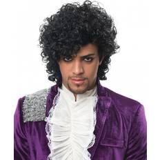 Purple Wigs Horror-Shop 80er Jahre Purple Rain Perücke für Popstars