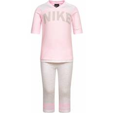 Nike Survêtements Nike Baby Warm Up Tracksuit - Pink/Grey