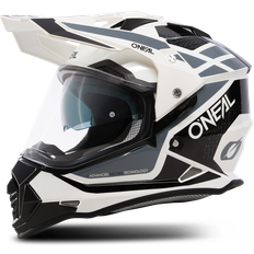 Casco de aventura Cascos de moto O'Neal Sierra R Casco de motocross, negro-gris-blanco, tamaño para hombre