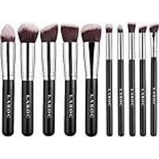 Jazooli LaRoc 10pc Kabuki Makeup Brush Set