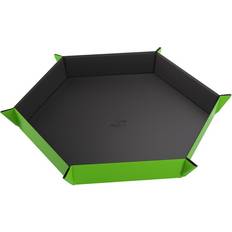 Gamegenic Magnetic Dice Tray Hexagonal: Black/Green