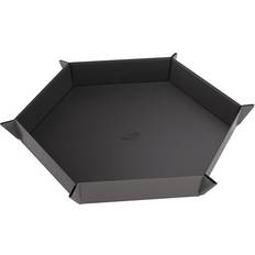 Gamegenic Magnetic Dice Tray Hexagonal Black/Gray