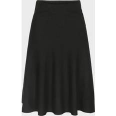 Midinederdele - Træningstøj Ella&il Darja Merino Skirt - Black