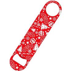 Acciaio Apriscatole Grindstore Christmas Icons Bottle Opener - Rosso/Bianco/Multicolore Apriscatole