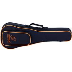 Ortega Ananas ukulele ekonomi väska – svart/orange OUBSTD-PINE