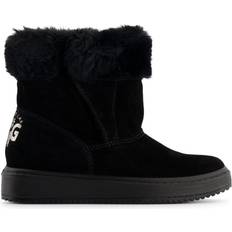 PRIMIGI Boots With Faux Fur Trim - Black