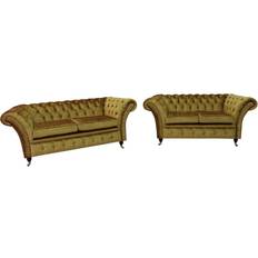 Gold Chesterfield 2 Seater Boutique Crush Sofa