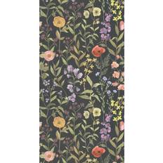 Wallpapers Casadeco Fleurs Des Champs Noir Fusain 87659456