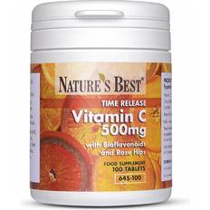 Vitamin C Time Release 500Mg, With Rosehips Bioflavonoids