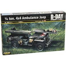 Italeri Mallinrakennussarjat Italeri 326, 1:35, Kokoonpanosarja, Insinööriajoneuvo, AMBULANCE JEEP, Mikä tahansa sukupuoli, Muovi