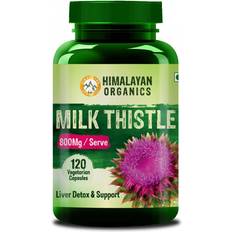 Himalaya organics milk thistle extract detox supplement 120 pcs
