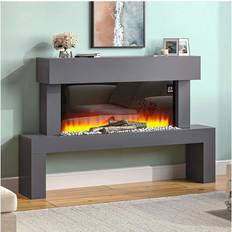 Fireplaces Living and Home 48 Inch Freestanding Electric Fireplace Multi One Size