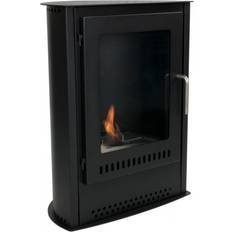 ScandiFlames Carson Small Bioethanol Stove Fireplace Black