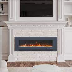 Fireplaces Living and Home 50inch Wall Mounted Electric Fireplace Grey One Size