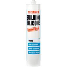 Evo-Stik Building Silicone Sealant - White - 280ml 1pcs