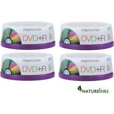 100 genuine memorex blank dvd r 16x dvd discs 4.7 gb 120 mins cakebox taiwan
