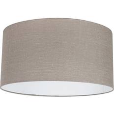 QAZQA Lamp Parts QAZQA Cotton Lampshade Old Grey Round 50/50/25 Shade
