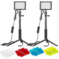 Neewer led Neewer Tabletop Dimmable 5600K USB LED Video Lighting 2 Pack