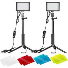 Tabletop Dimmable 5600K USB LED Video Lighting 2 Pack