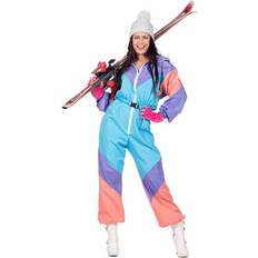 Wilbers Karnaval 80-talls Retro Skidress Dame Karnevalsdrakt