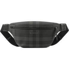 Burberry Bum Bags Burberry Cason checked belt bag men Cotton/Polyurethane One Size Black