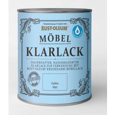 Malerfarbe Rust-Oleum möbel klarlack wasserbasiert Transparent 0.75L