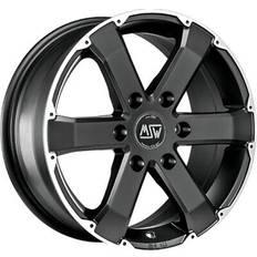 MSW Alufelge 46 fur mercedes-benz classe x m1 7.5x17 6x114.3 matt black 99b