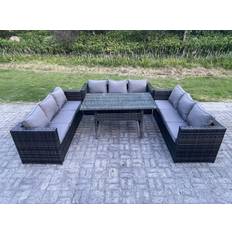 Fimous Garden Rattan Outdoor Lounge Set