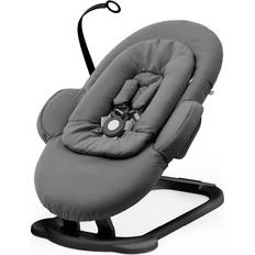 Stokke Stokke Steps Bouncer Herringbone Grey Black Chassis