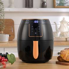 Fryers LivingAndHome Black Large 5L Air Fryer