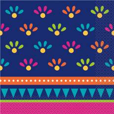 Unique Party Paper Napkins Boho Fiesta Luncheon Napkins 20-pack