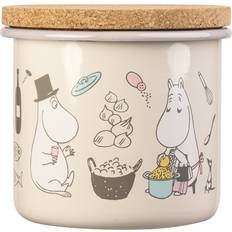 Emalje Køkkenopbevaring Muurla Moomin emaljekrukke Bon Køkkenbeholder