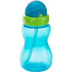 Gobelets anti-fuite Canpol babies Petite gourde de sport avec paille bleu 270 ml