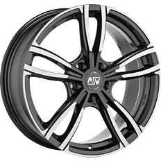 18" - 5/120 Car Rims MSW 73 Alloy Wheels In Gloss Set Of 4 18 x 8 Inch ET29 5x120 PCD