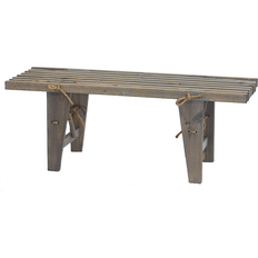 Ecofurn Ecobench 120 cm Fyrretræ Grå Havebænk